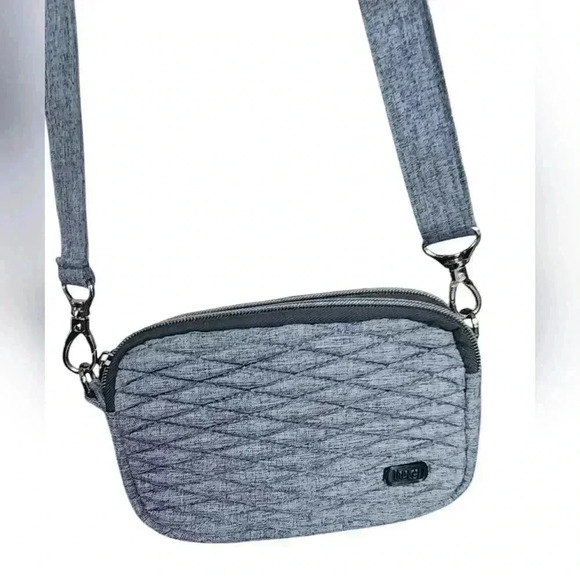 Lug  Coupe Cross Body Belt Travel Everyday Bag Grey - Picture 4 of 8